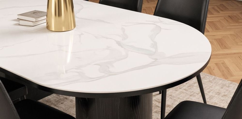 Como 2400 Dining Table - Black