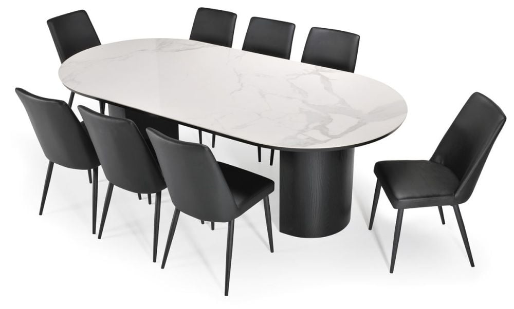 Como 2400 Dining Table - Black