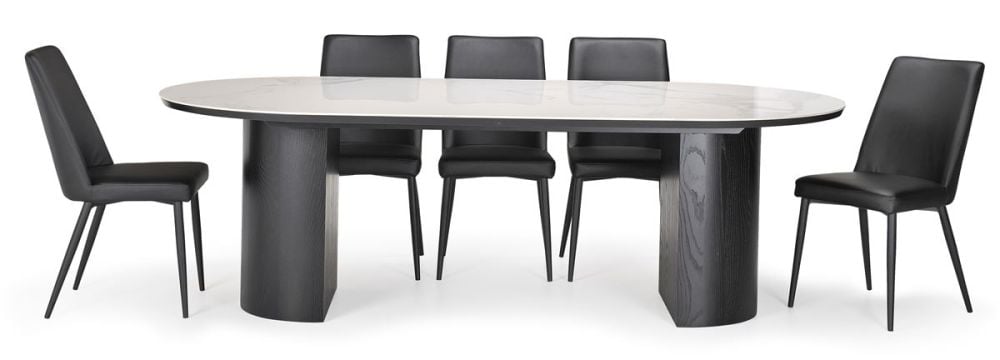 Como 2400 Dining Table - Black