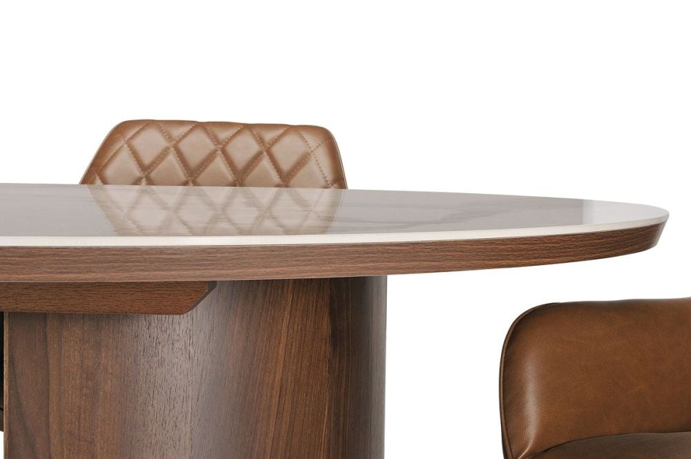 Como 2400 Dining Table - Walnut