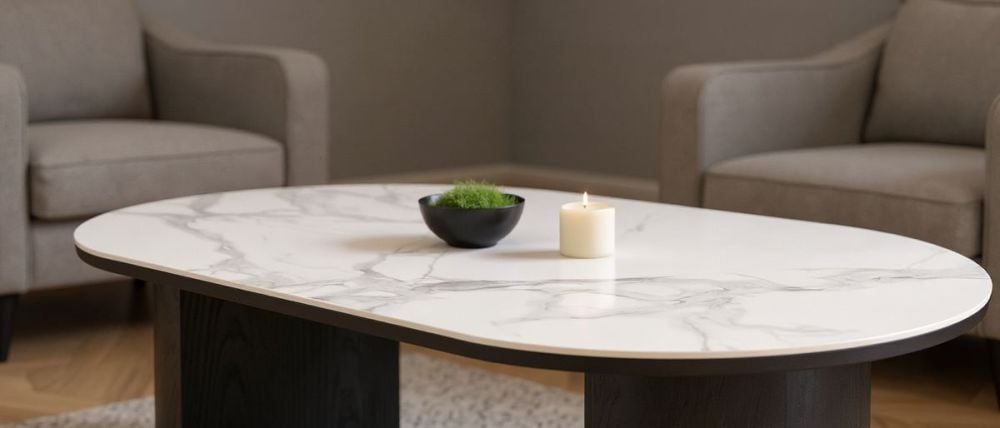 Como Rectangle Coffee Table - Black