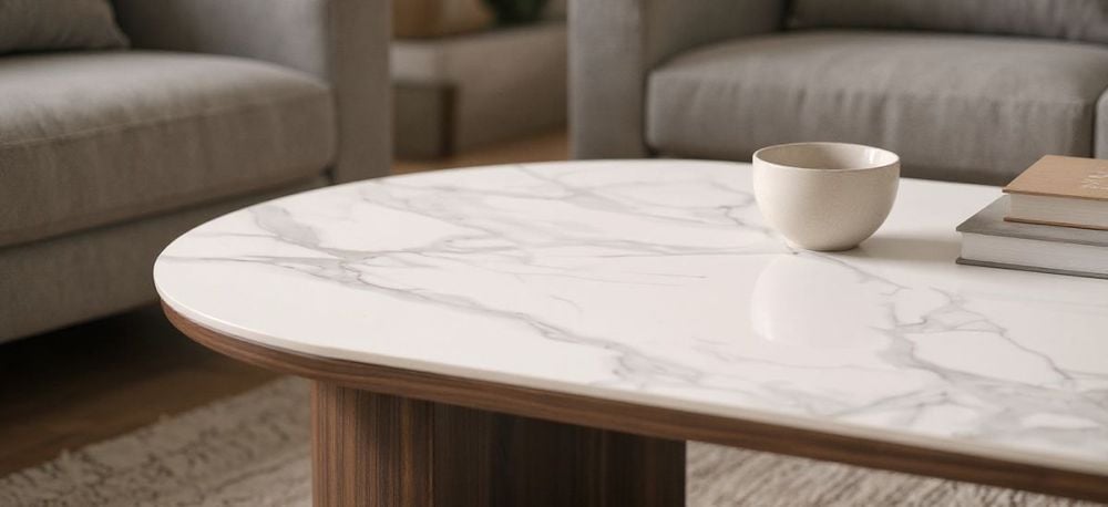 Como Rectangle Coffee Table - Walnut