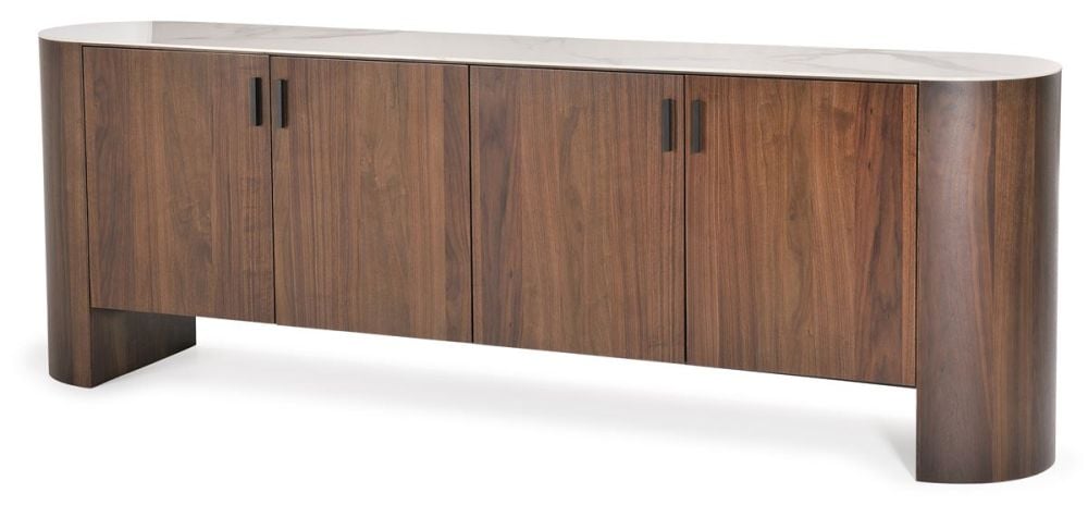 Como 4 Door Buffet - Walnut