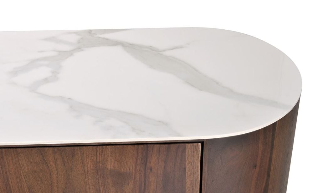 Como 4 Door Buffet - Walnut