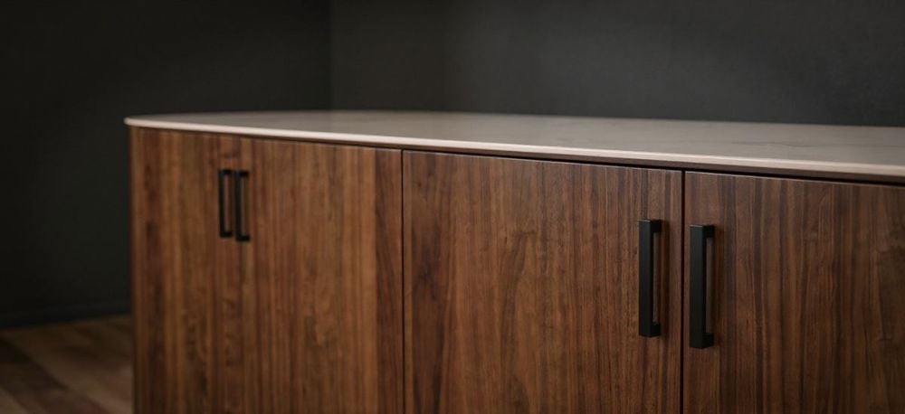 Como 4 Door Buffet - Walnut