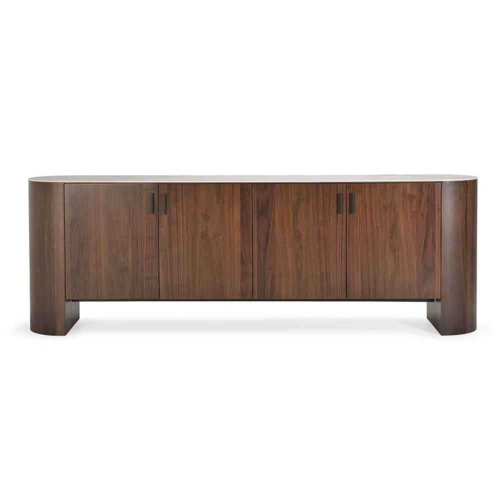Como 4 Door Buffet - Walnut
