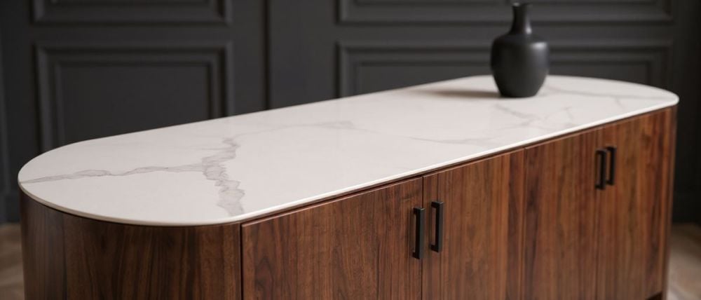 Como 4 Door Buffet - Walnut