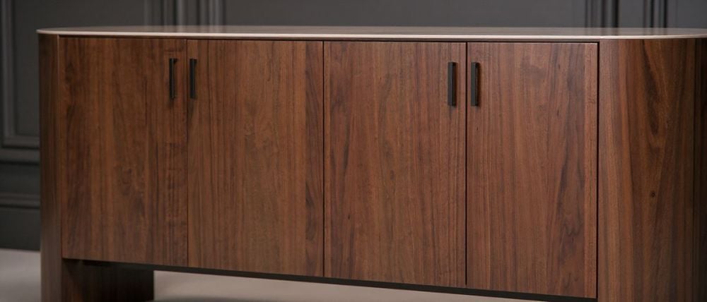 Como 4 Door Buffet - Walnut