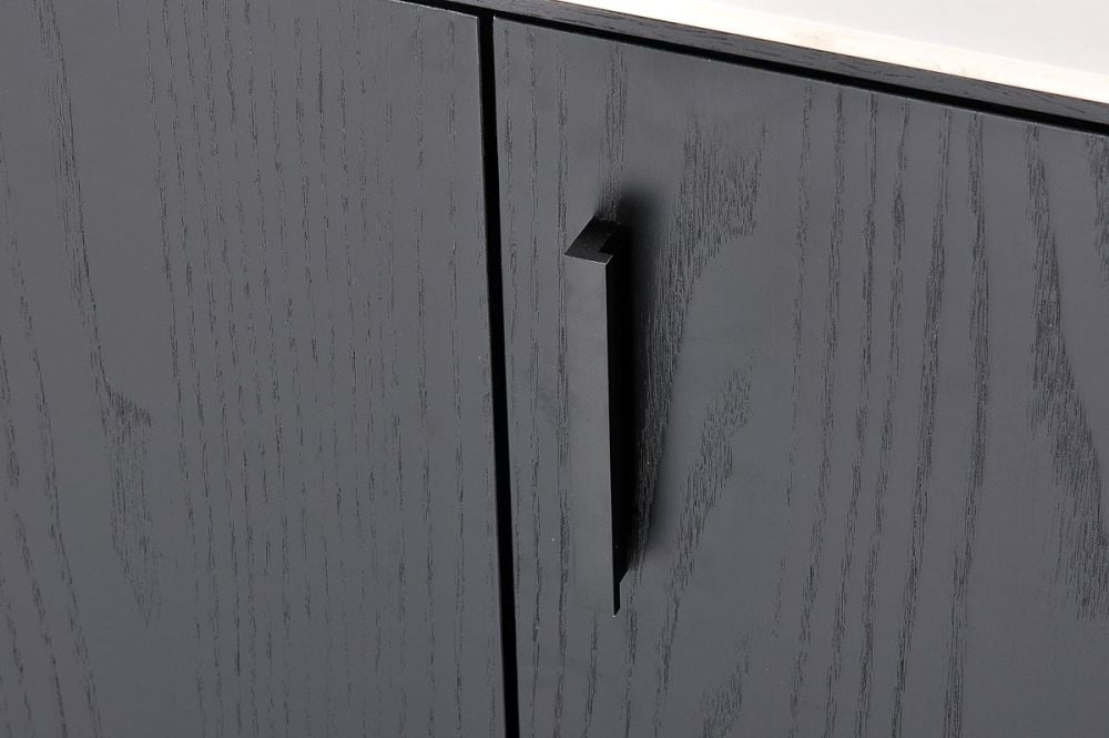 Como 3 Door Buffet - Black