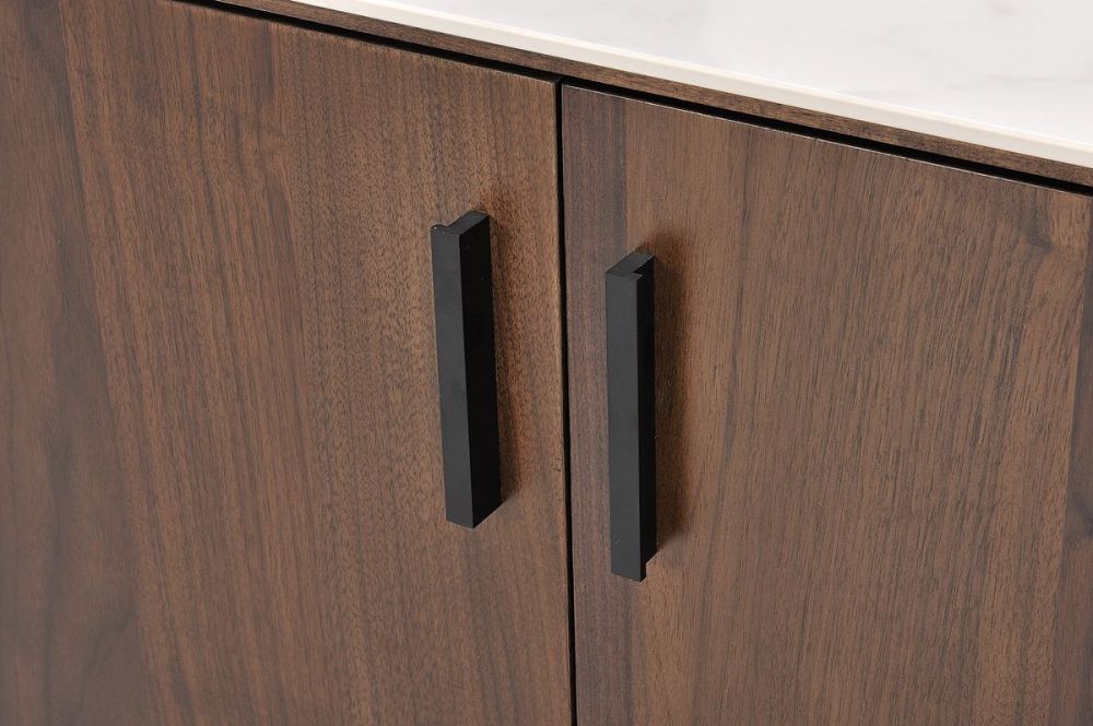 Como 3 Door Buffet - Walnut