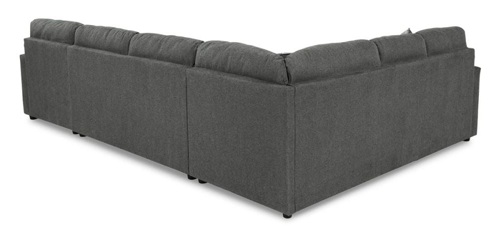 Edenfield 6 Seater RAF Chaise Corner Suite - Charcoal