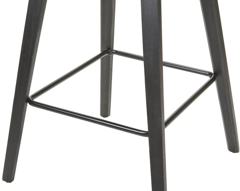 Ella Bar Stool - Black Velvet