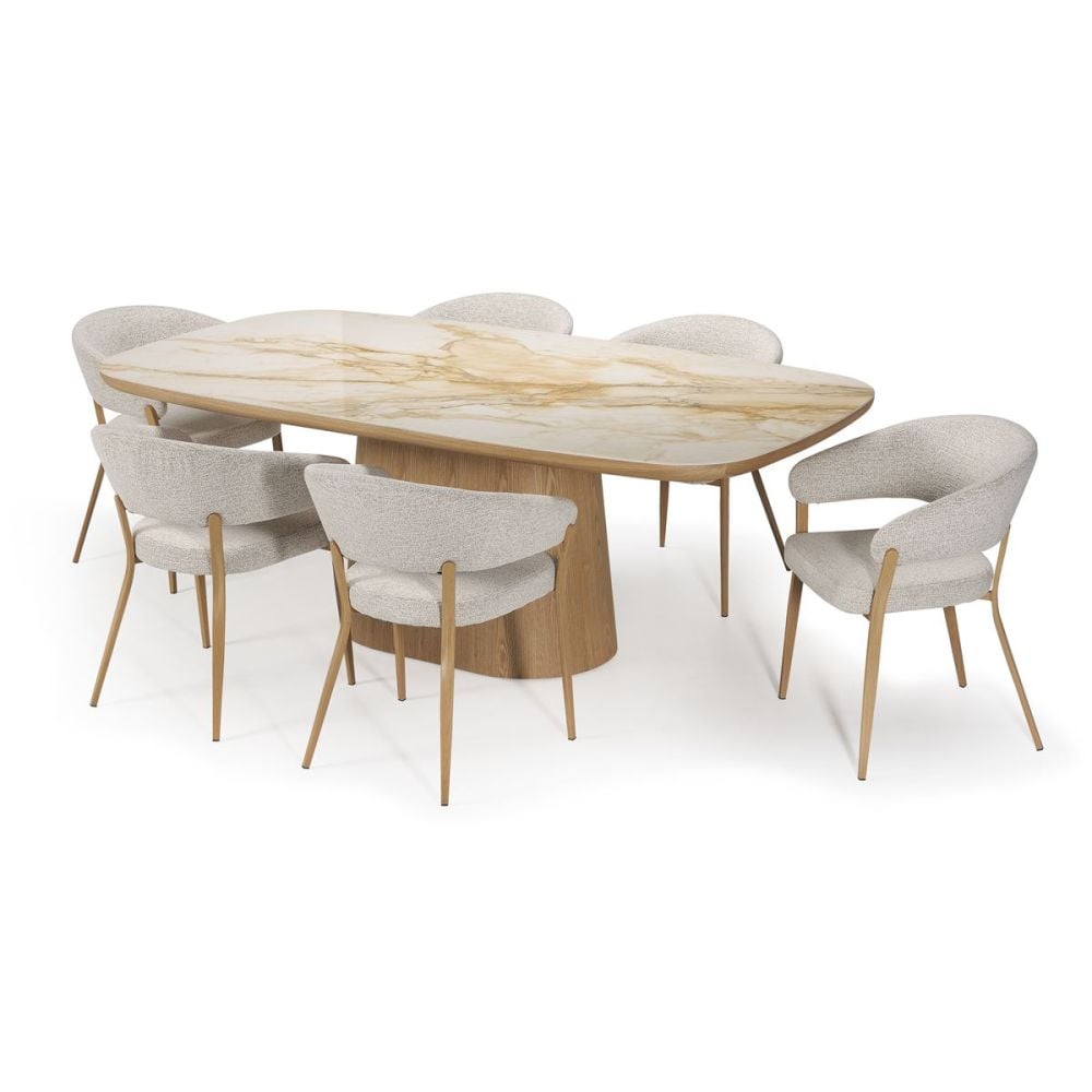 Evoke 2100 Dining Table - Natural Ash