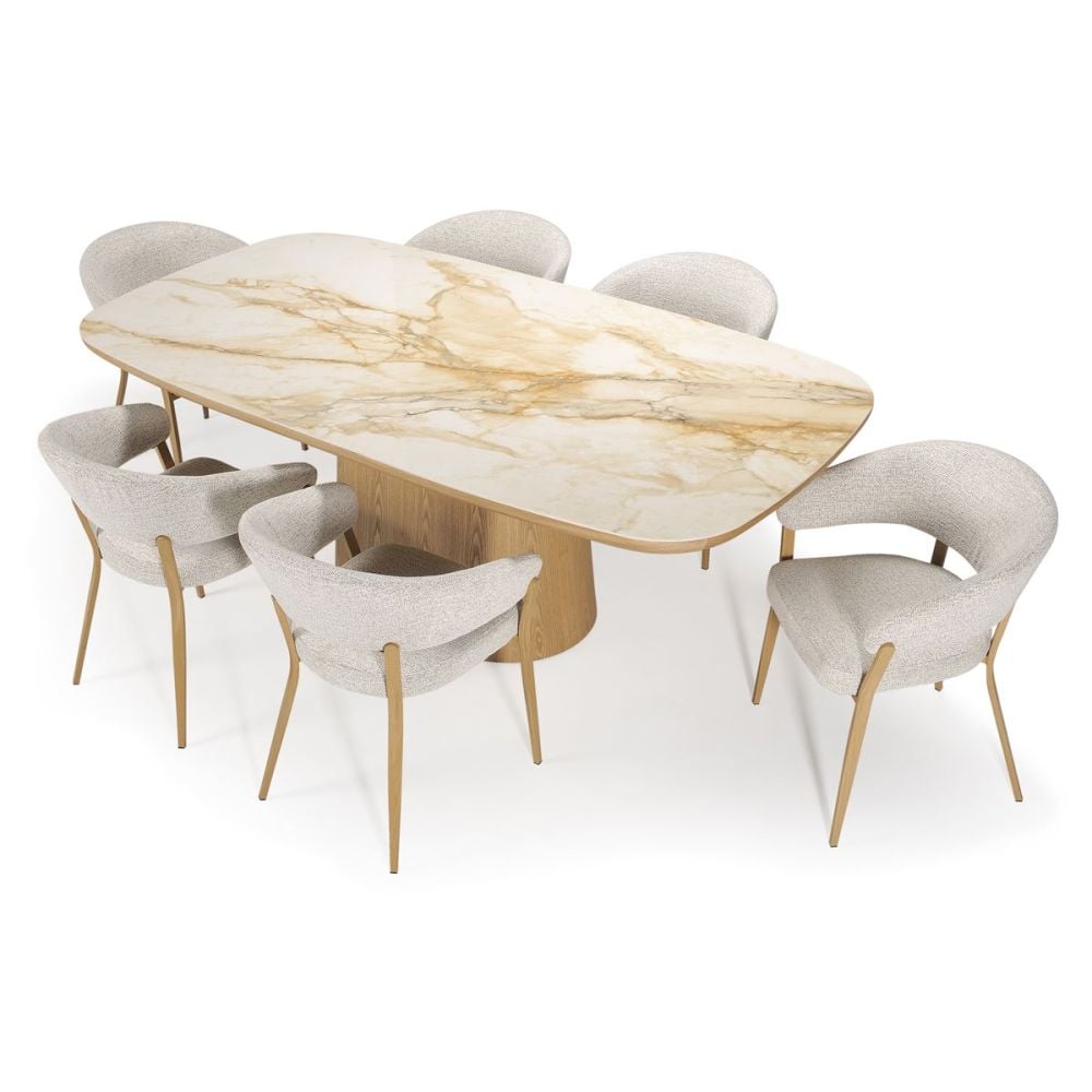 Evoke 2100 Dining Table - Natural Ash