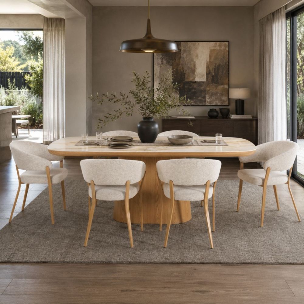 Evoke 2100 Dining Table - Natural Ash