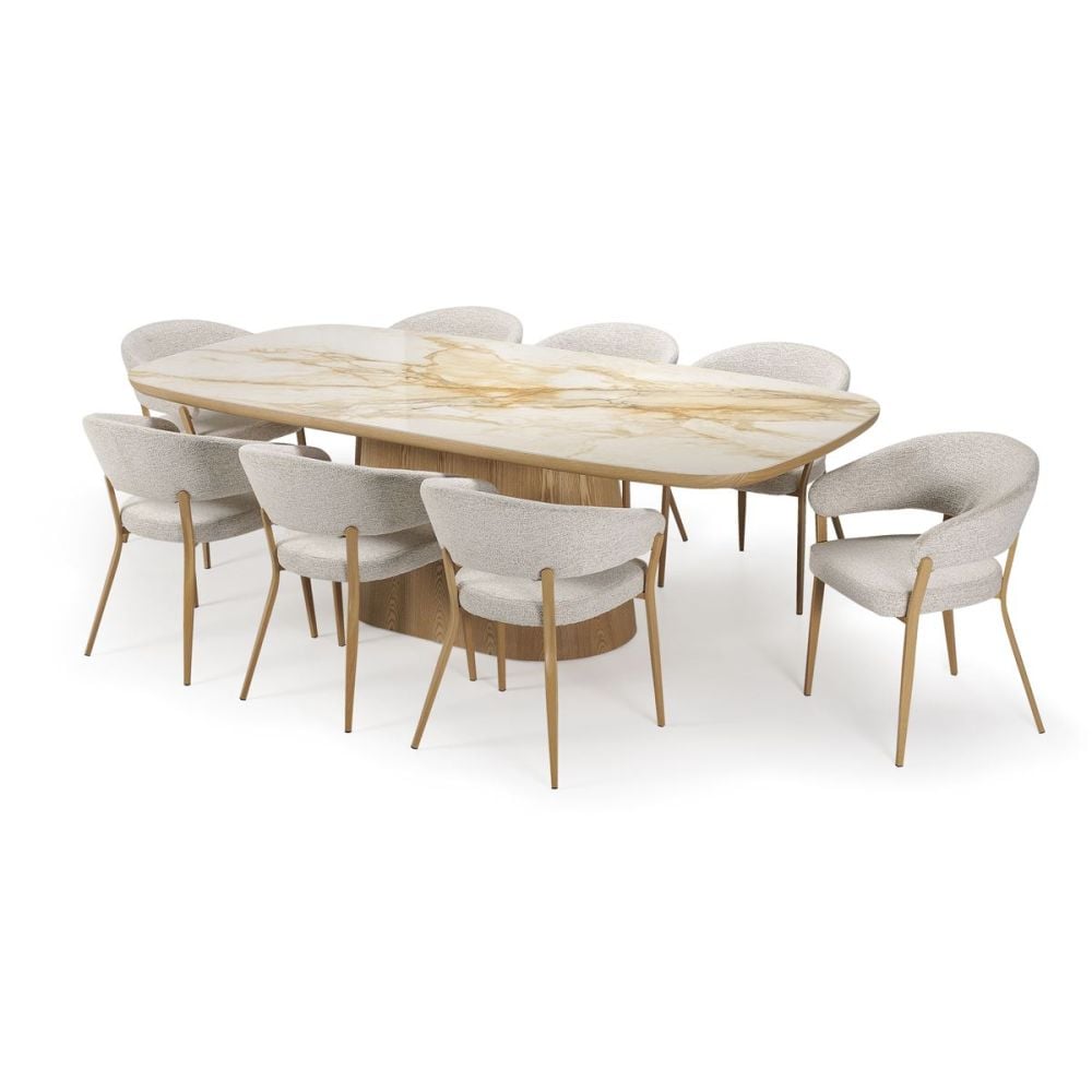 Evoke 2400 Dining Table - Natural Ash