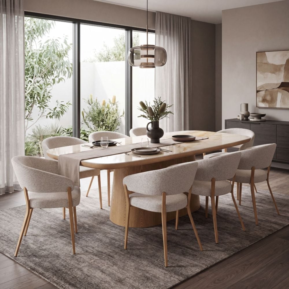 Evoke 2400 Dining Table - Natural Ash