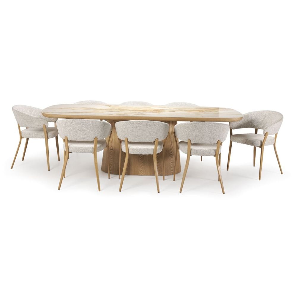 Evoke 2400 Dining Table - Natural Ash