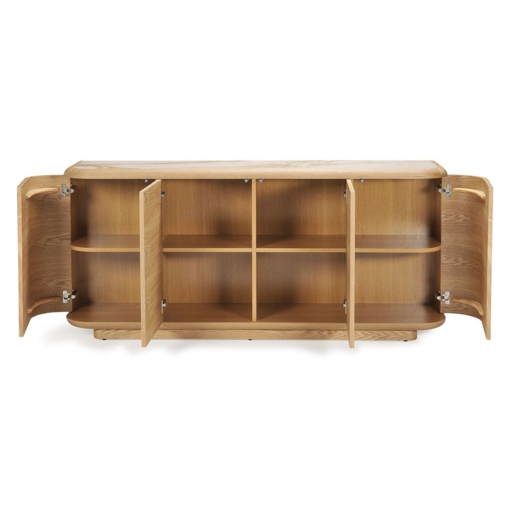 Evoke 4 Door Buffet - Natural Ash