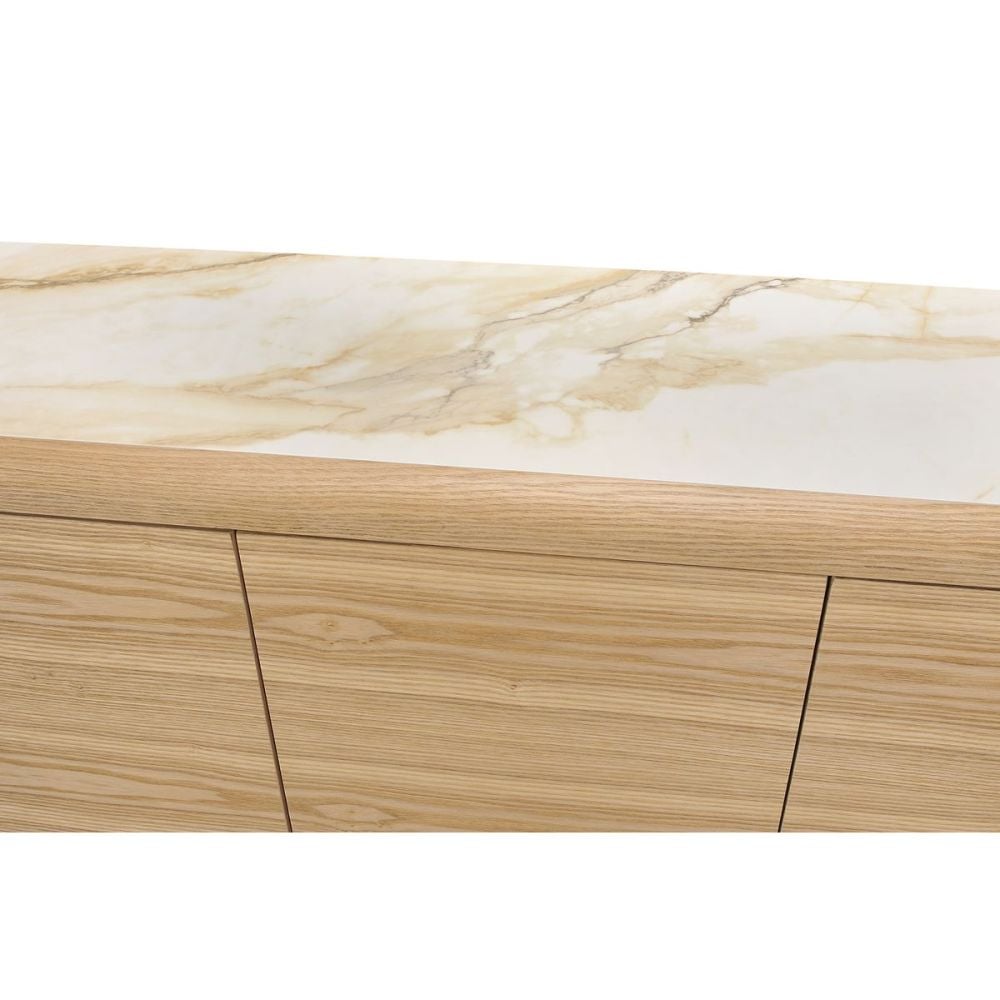 Evoke 4 Door Buffet - Natural Ash