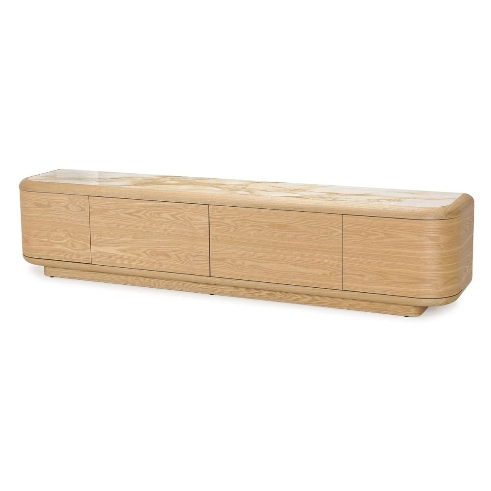 Evoke 2100 Entertainment Unit - Natural Ash