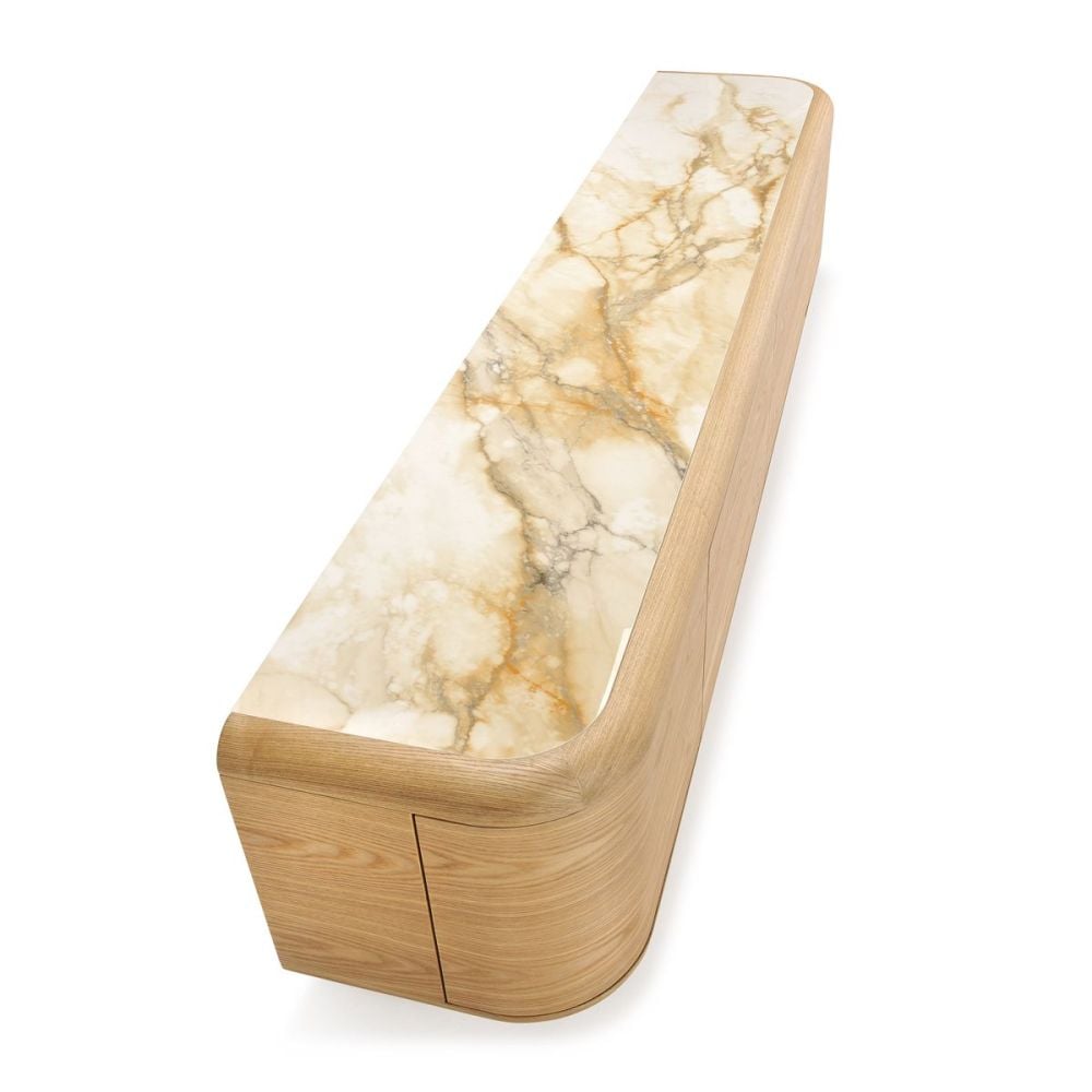 Evoke 2100 Entertainment Unit - Natural Ash