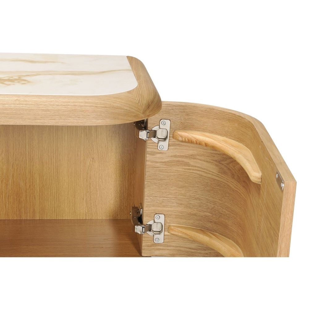 Evoke 2100 Entertainment Unit - Natural Ash