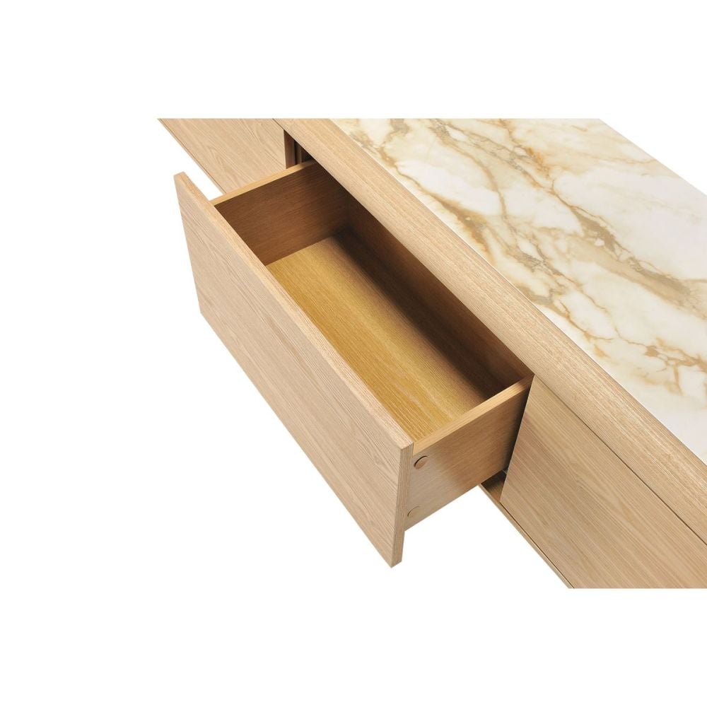 Evoke 2100 Entertainment Unit - Natural Ash