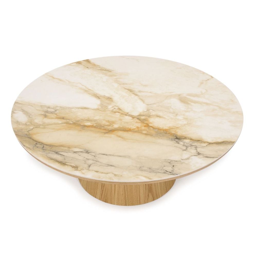 Evoke Round Coffee Table - Natural Ash