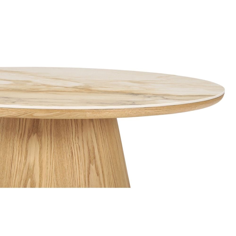 Evoke Round Coffee Table - Natural Ash