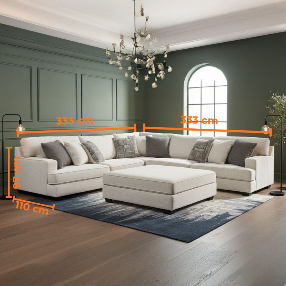 Harbor 5 Seater Corner Lounge Suite