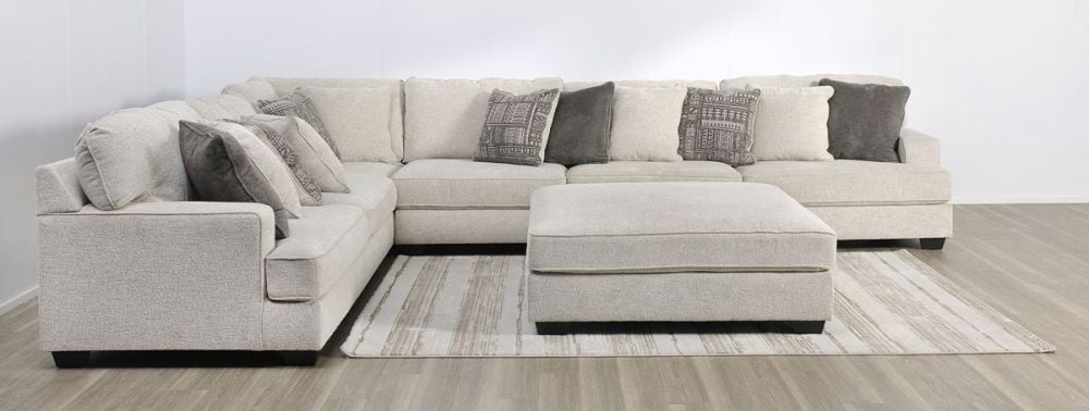 Harbor 6 Seater Corner Lounge Suite + Ottoman