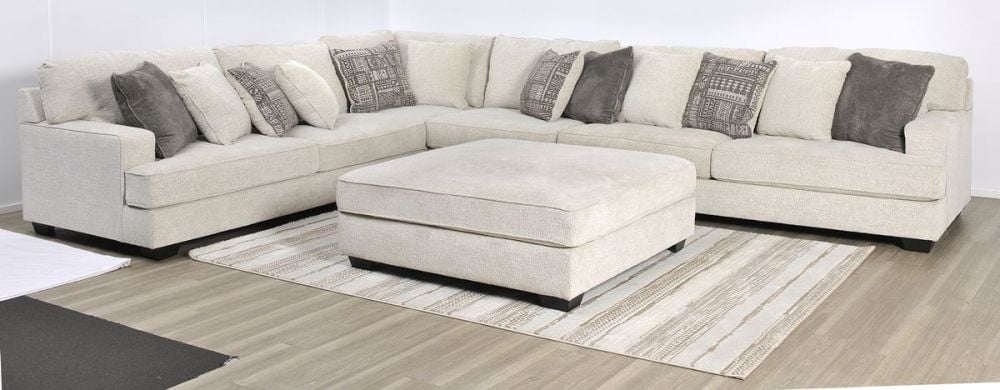 Harbor 6 Seater Corner Lounge Suite + Ottoman