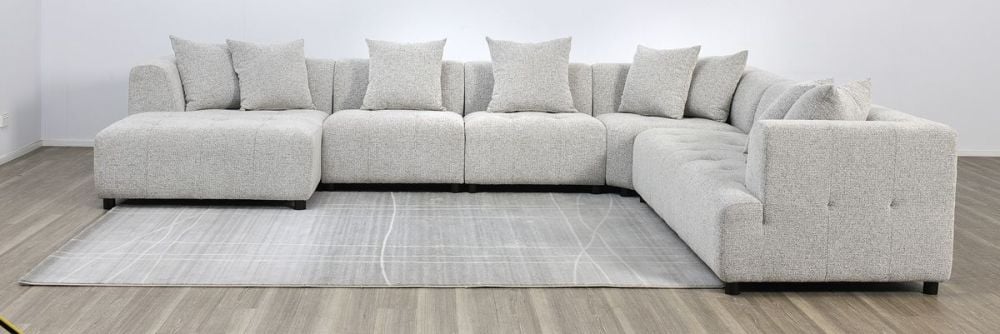 Holly 7 Seater Corner Chaise Suite - LAF Chaise