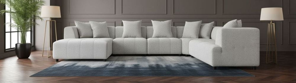 Holly 7 Seater Corner Chaise Suite