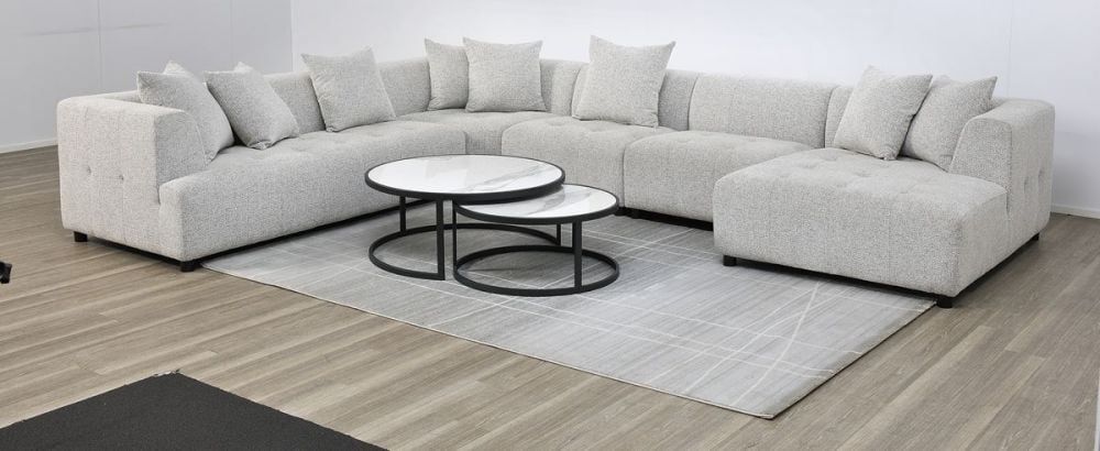 Holly 7 Seater Corner Chaise Suite - RAF Chaise