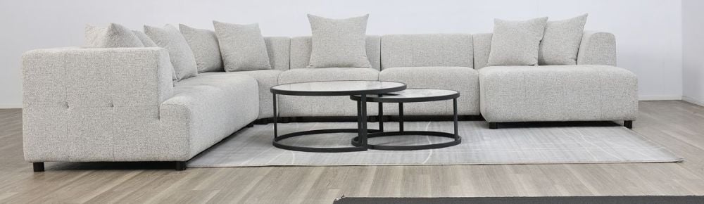 Holly 7 Seater Corner Chaise Suite - RAF Chaise
