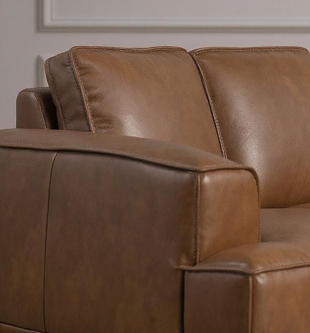Jersey 3.5 Seater Sofa - Vintage Chocolate Leather