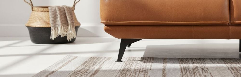 Jersey 3.5 Seater Sofa - Camel Brown Leather