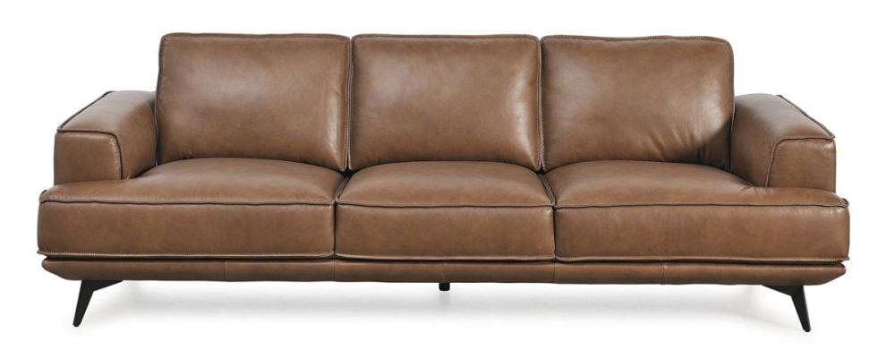 Jersey 3.5 Seater Sofa - Vintage Chocolate Leather