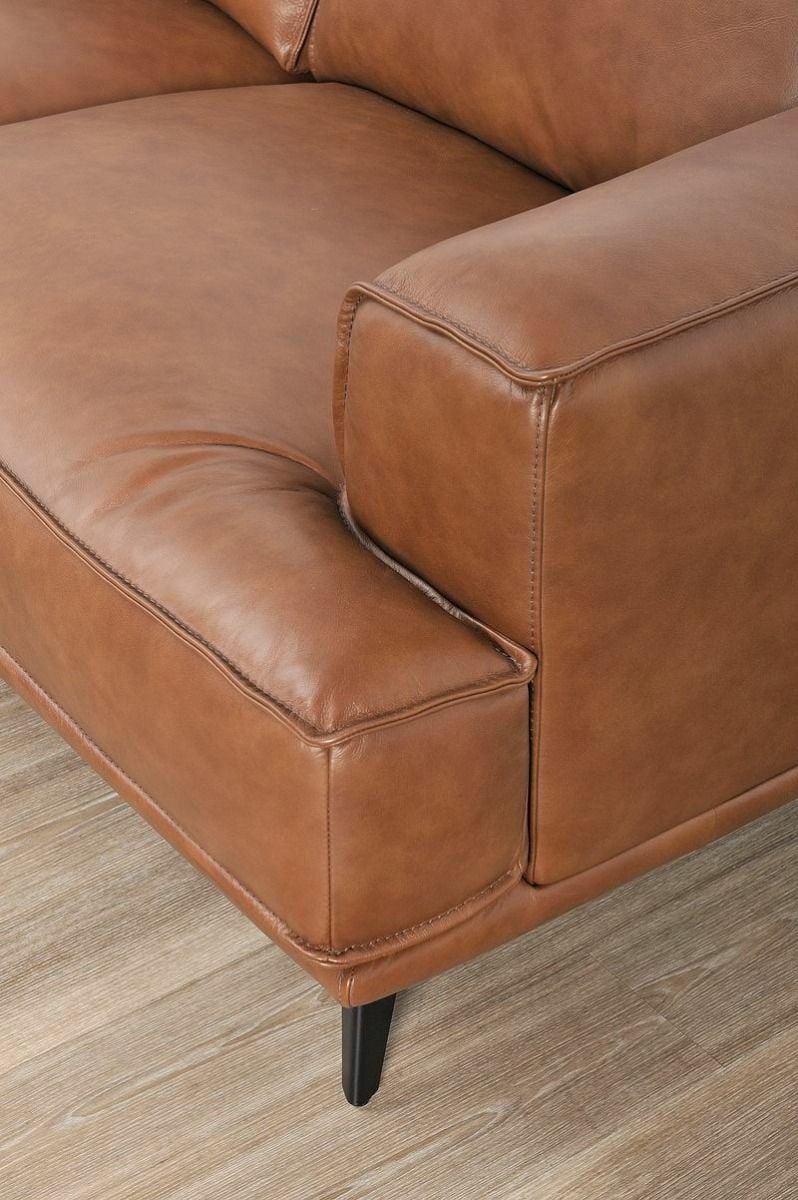 Jersey 3.5 Seater Sofa - Vintage Chocolate Leather