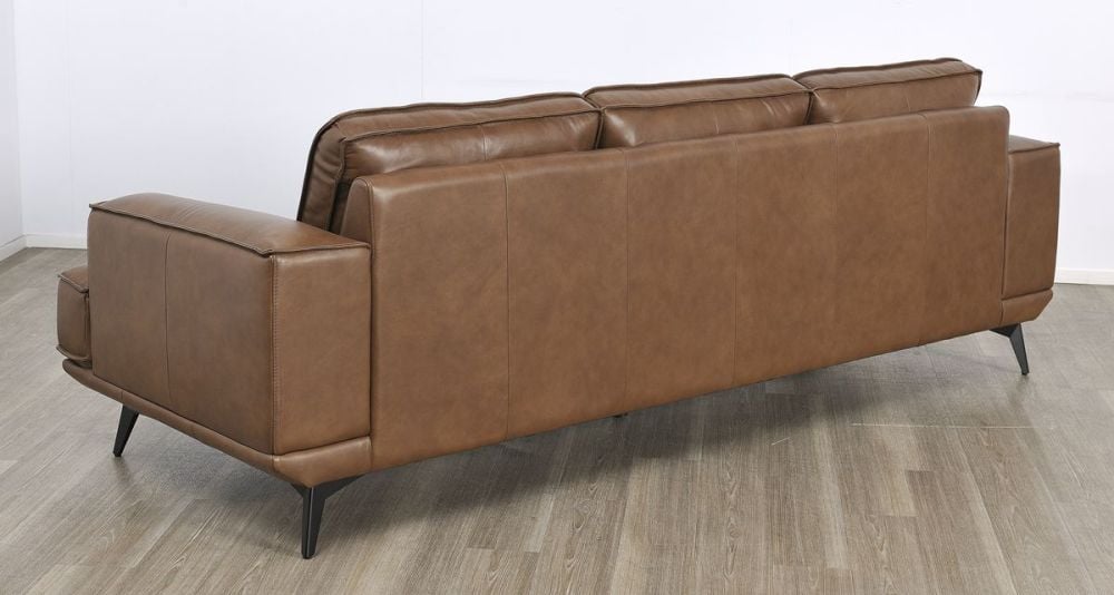 Jersey 3.5 Seater Sofa - Vintage Chocolate Leather