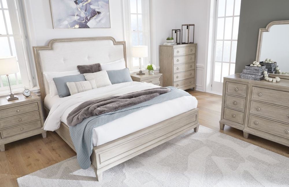 Jorlaina King Bedroom Suite With Tallboy