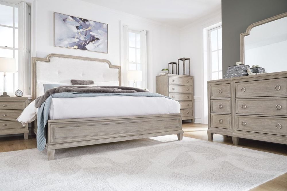 Jorlaina King Bedroom Suite With Tallboy