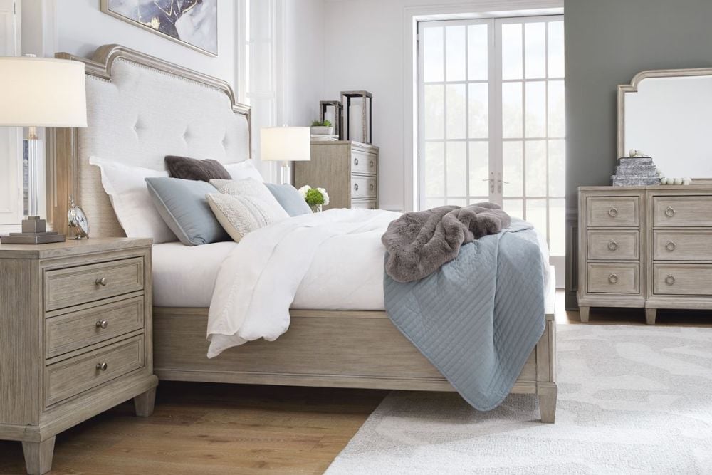 Jorlaina King Bedroom Suite With Tallboy