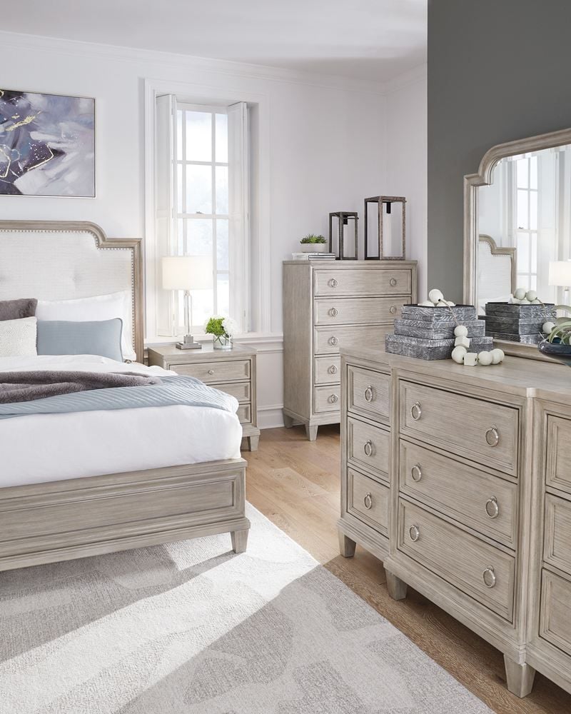 Jorlaina King Bedroom Suite With Tallboy