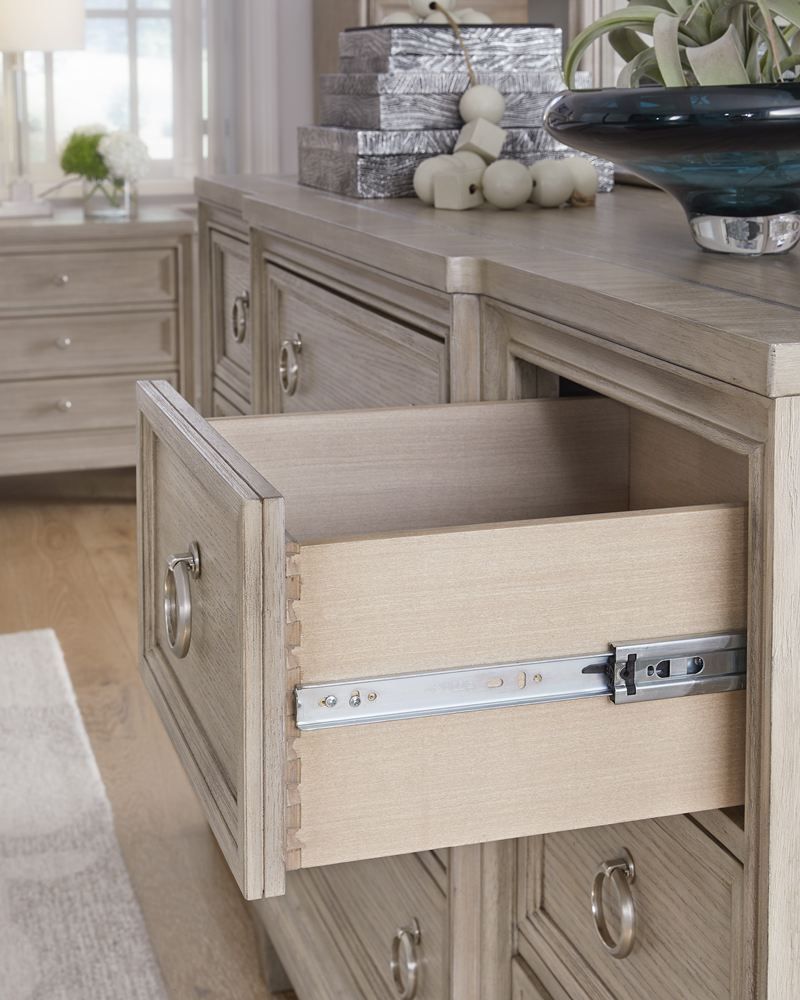 Jorlaina Dressing Table & Mirror
