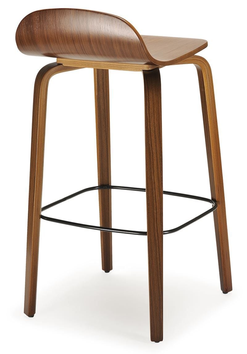 Kobe Bar Stool - Walnut Timber