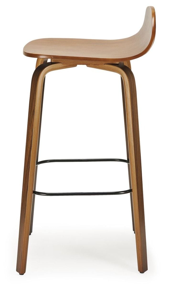Kobe Bar Stool - Walnut Timber