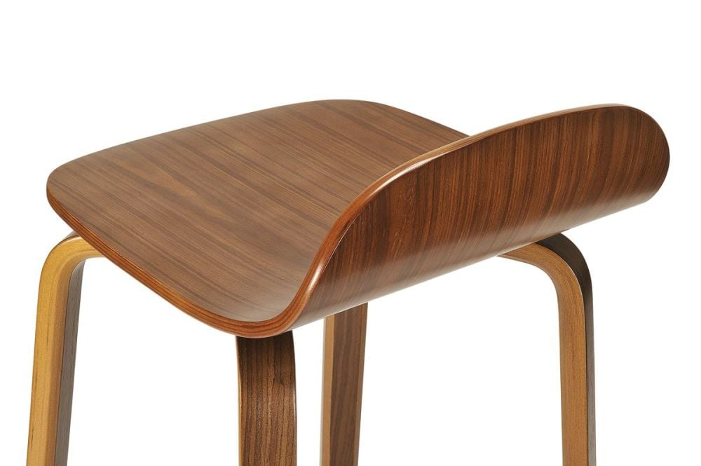 Kobe Bar Stool - Walnut Timber